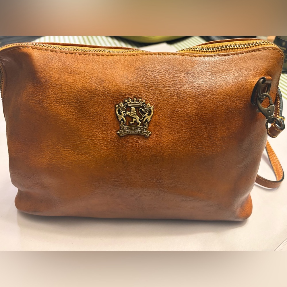 Vintage Genuine Leather Pratesi Firenze Panzano